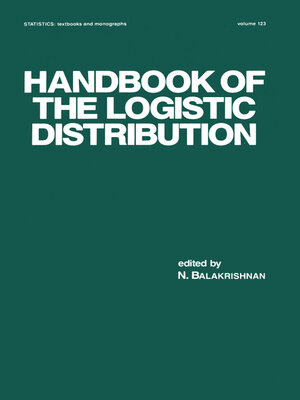 cover image of Handbook of the Logistic Distribution